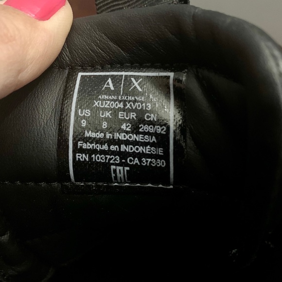 ❤️ sold eBay ❤️Armani AX high top sneaker - Picture 5 of 8